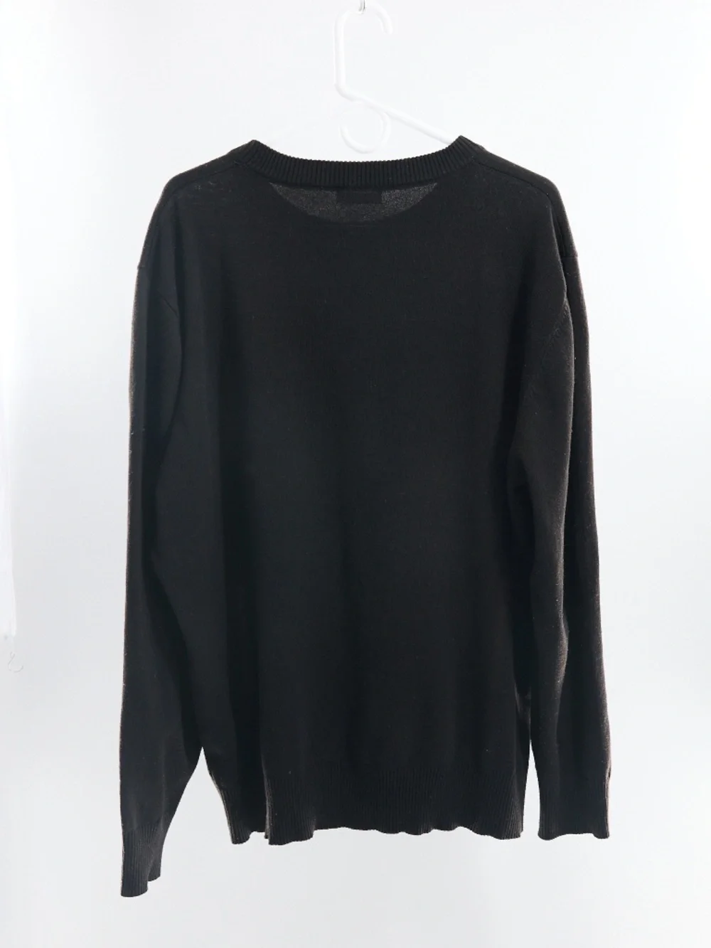 COOFANDY Men’s Black Crewneck Sweater XL